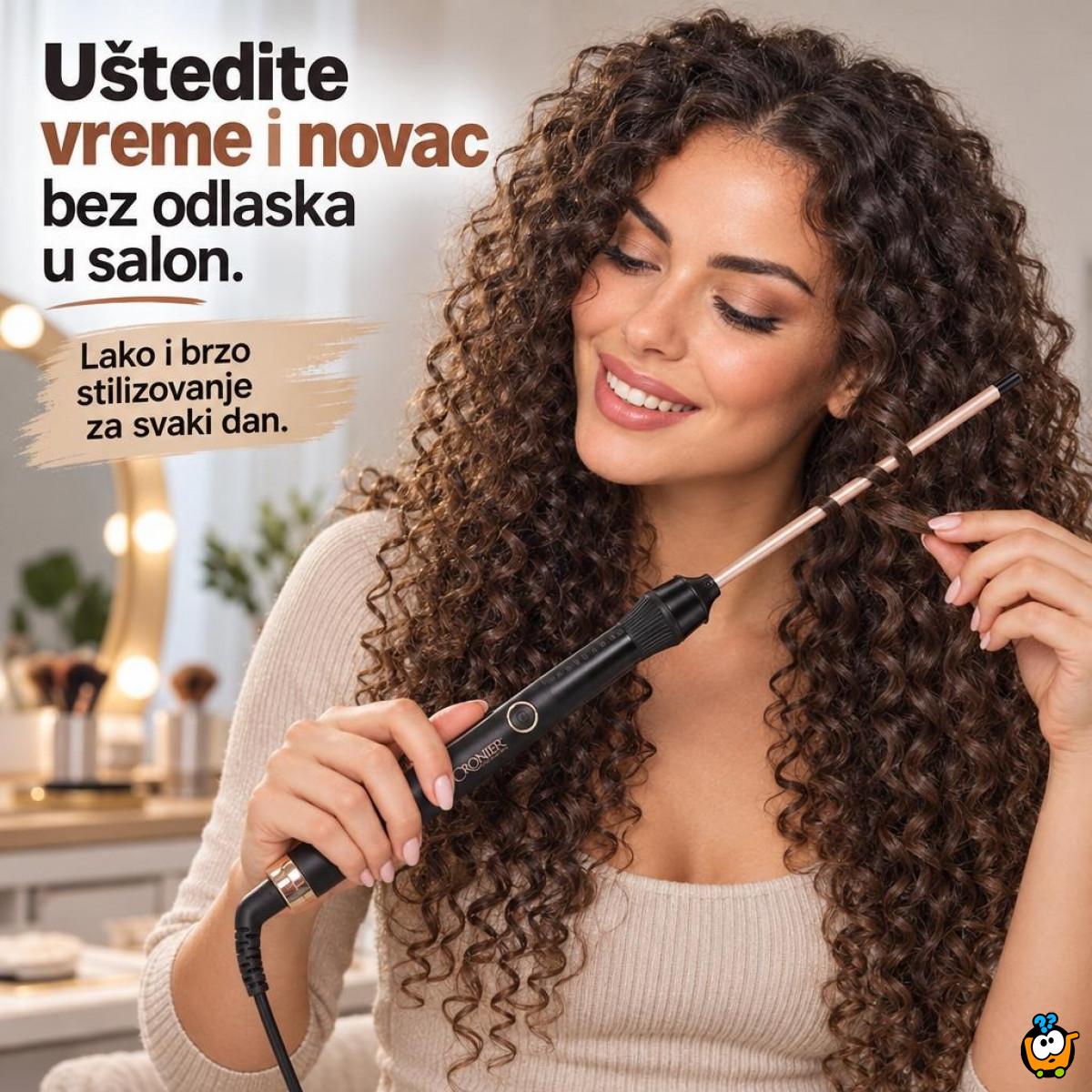 CRONIER Figaro za sitne afro lokne 9 mm