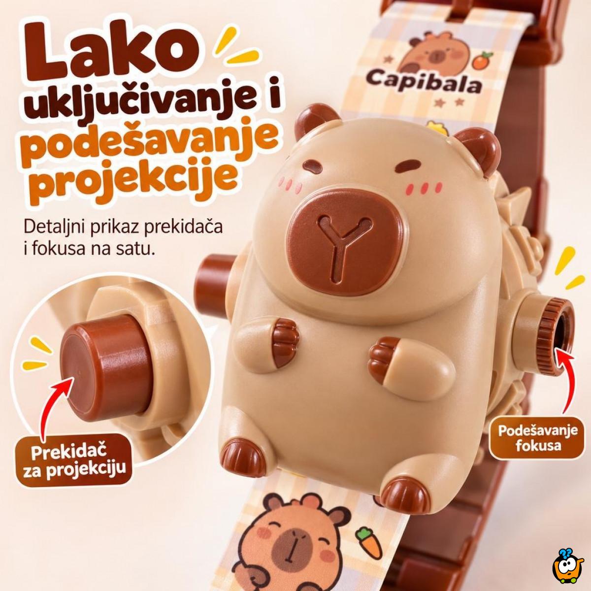 Kapibara Projektor - Dečiji Digitalni Sat sa 24 Projekcije Patrolnih Šapa