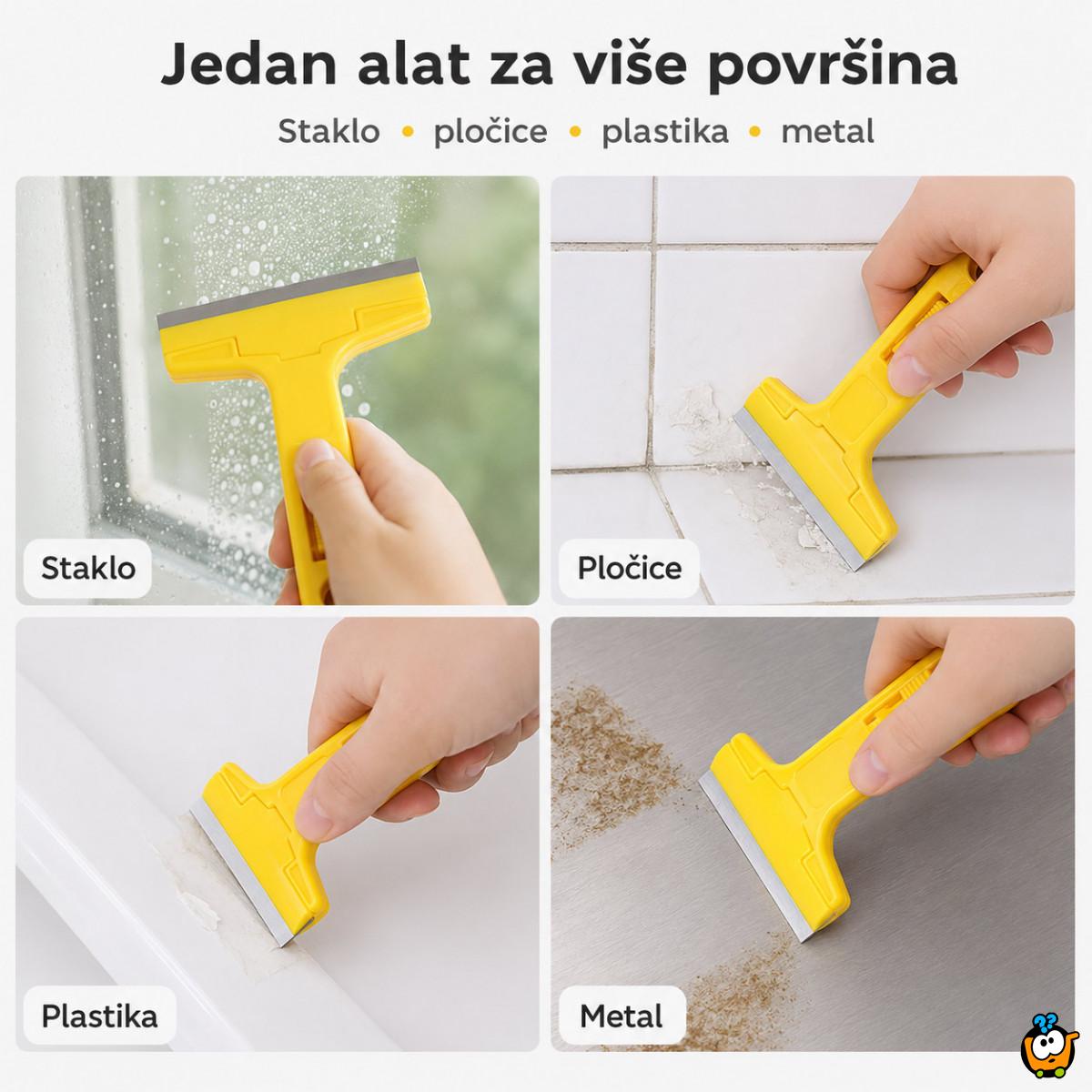 Strugač špatula za nalepnice, lepak i glatke površine