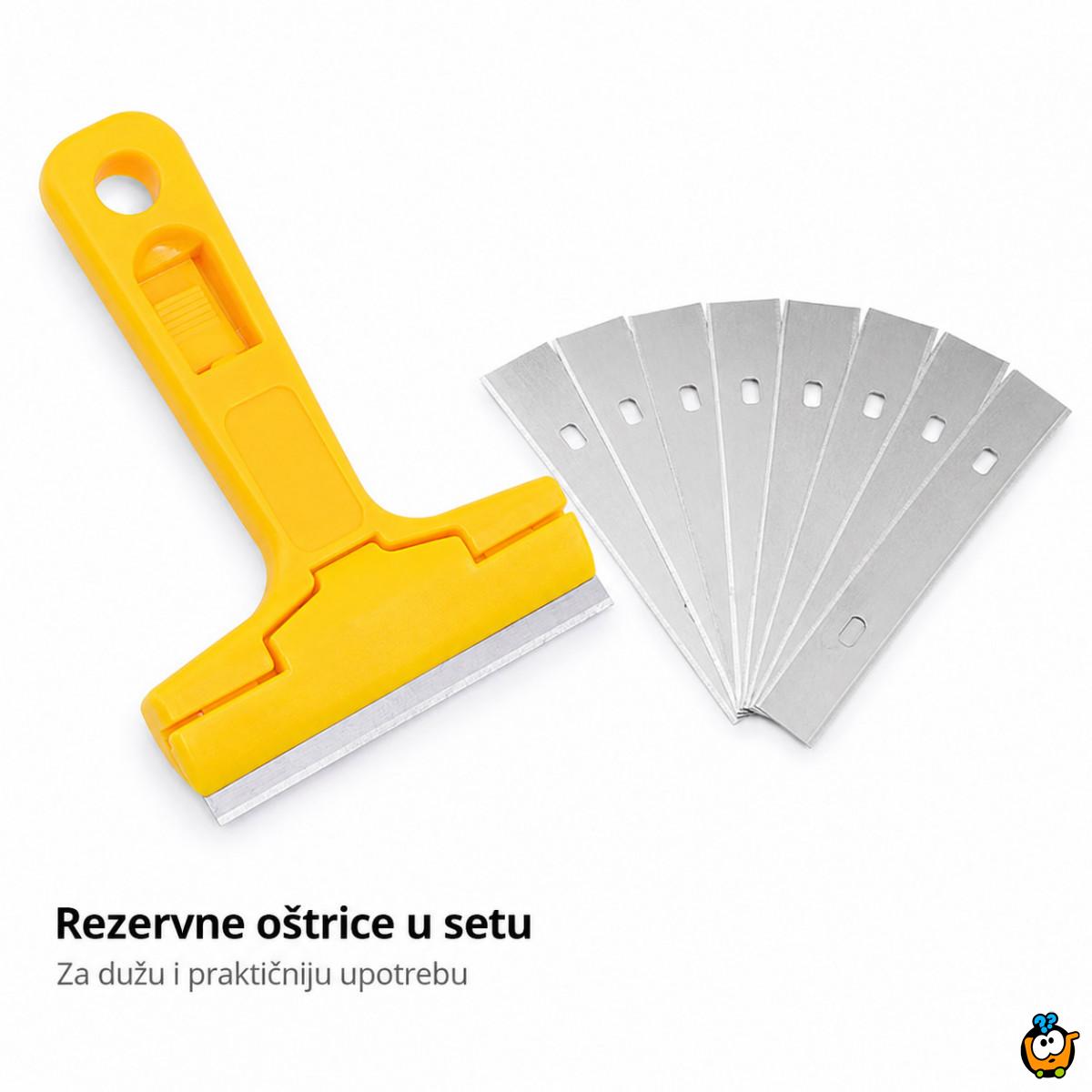 Strugač špatula za nalepnice, lepak i glatke površine