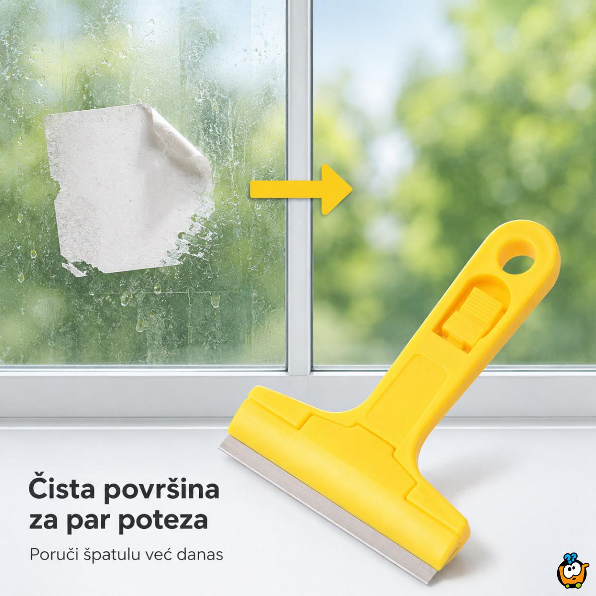 Strugač špatula za nalepnice, lepak i glatke površine
