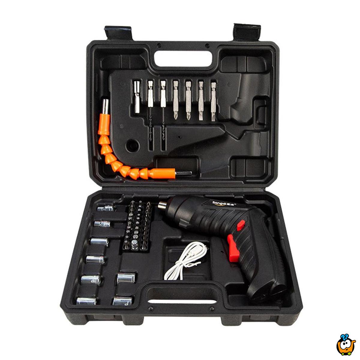 Drill set - Višenamenski bežični komplet alata u koferčetu