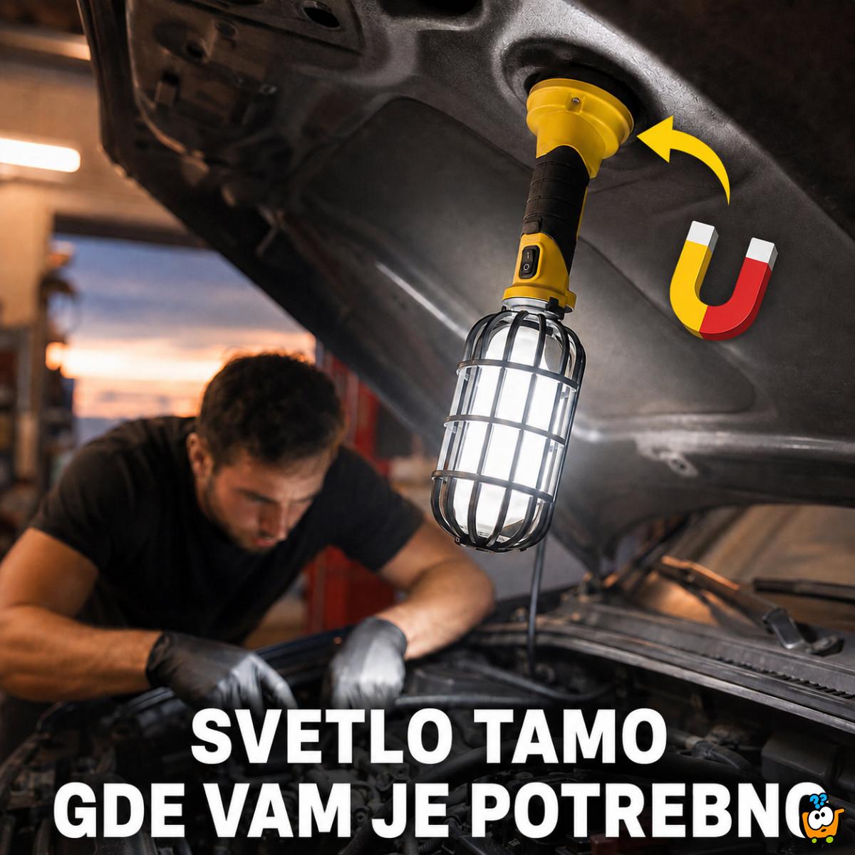 Prenosiva LED radna lampa sa magnetom i kukom – Handy Light