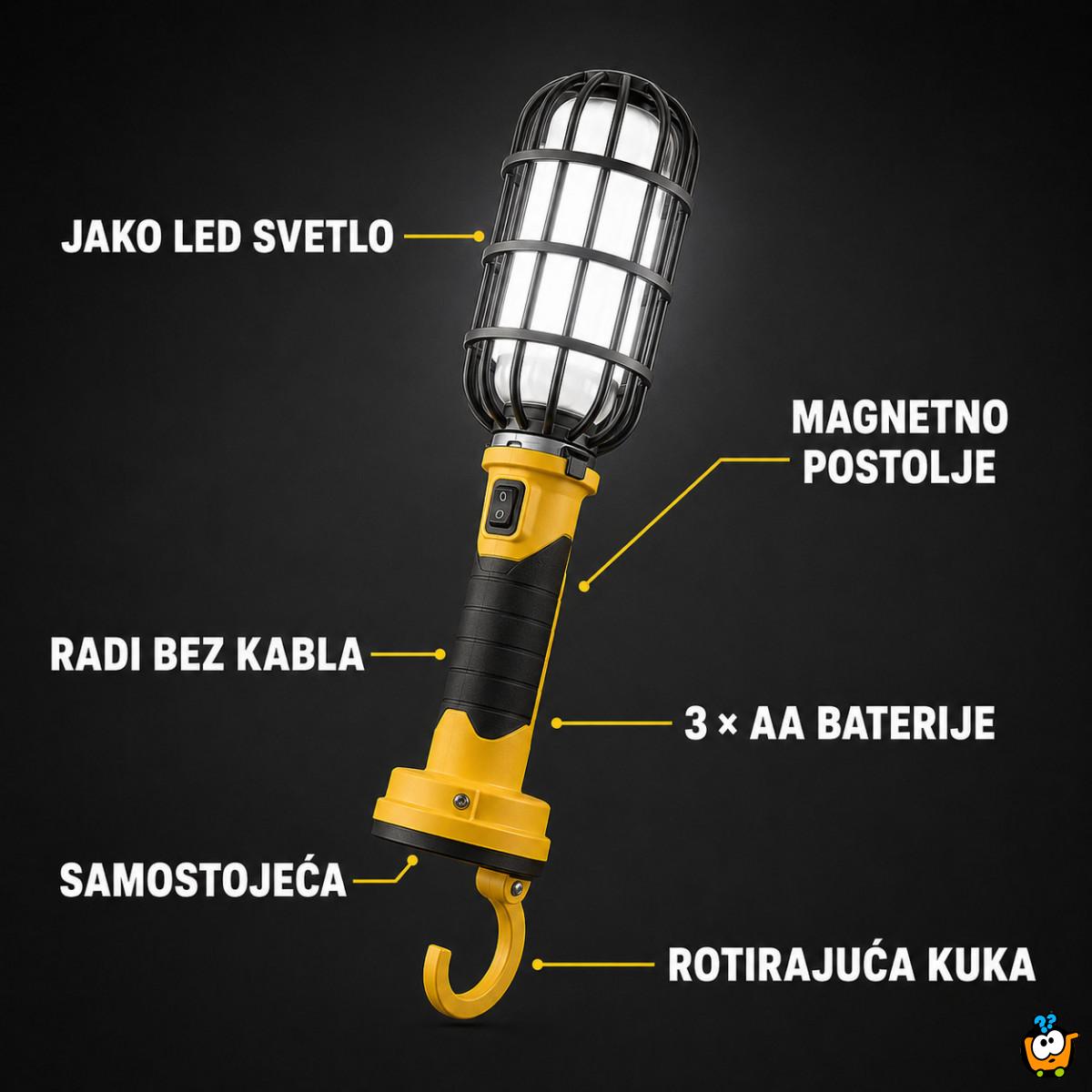 Prenosiva LED radna lampa sa magnetom i kukom – Handy Light