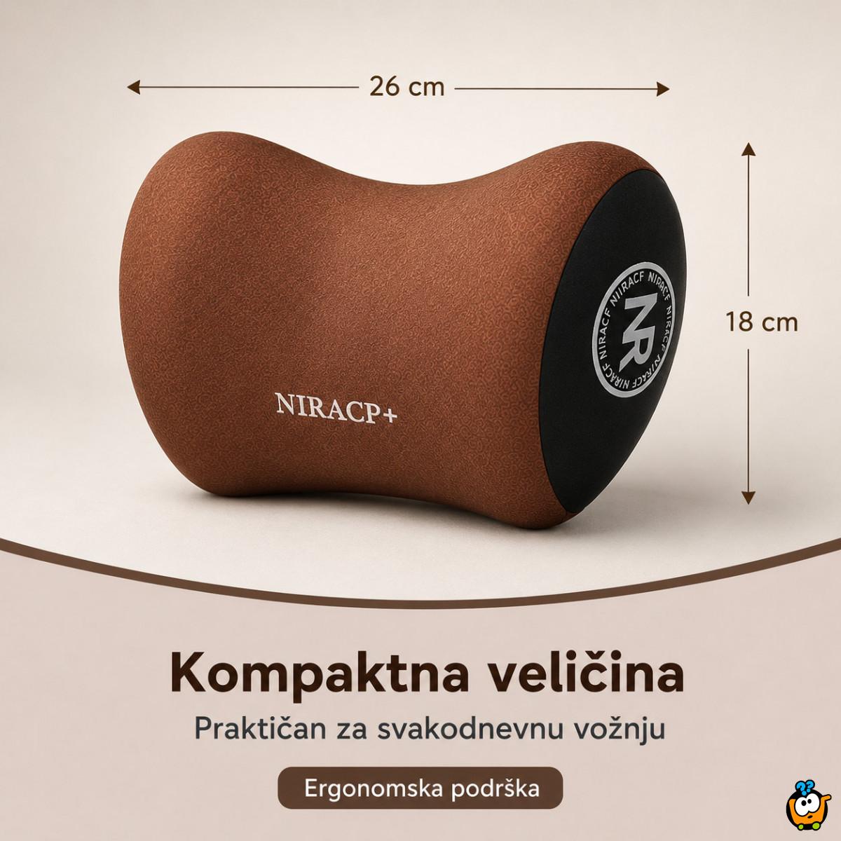 Memory Foam jastuk za vrat - ergonomska podrška za vožnju
