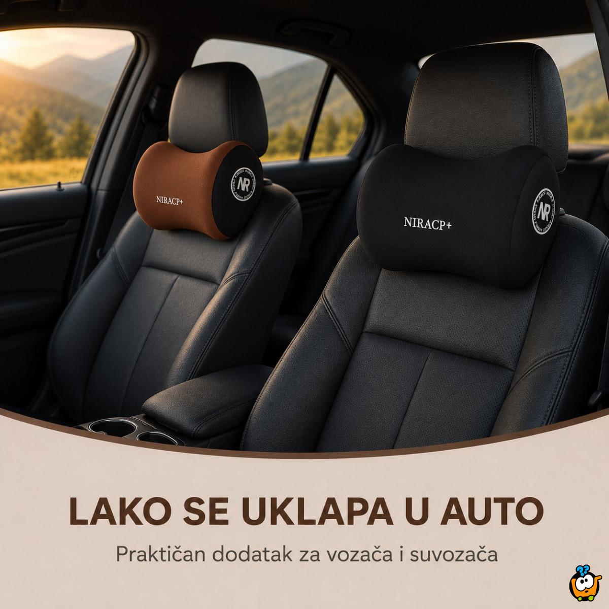 Memory Foam jastuk za vrat - ergonomska podrška za vožnju