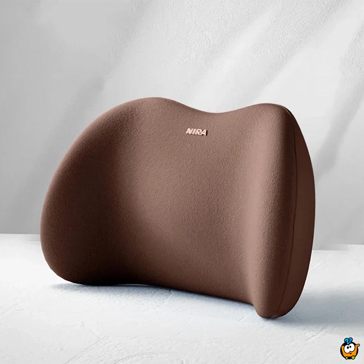 Memory Foam jastuk za lumbalnu podršku - olakšanje za leđa tokom vožnje