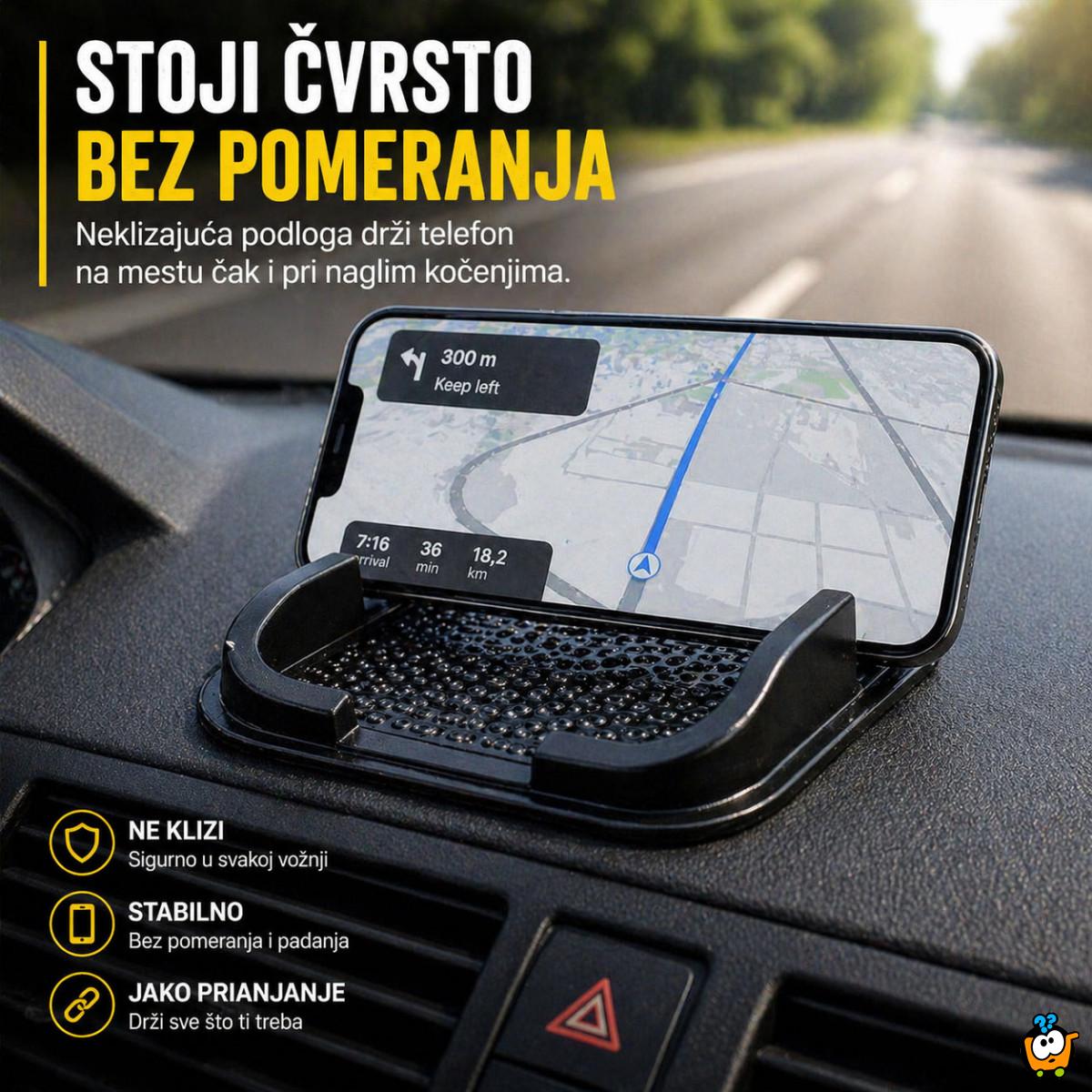 Neklizajuća podloga za telefon u autu – bez klizanja i padanja