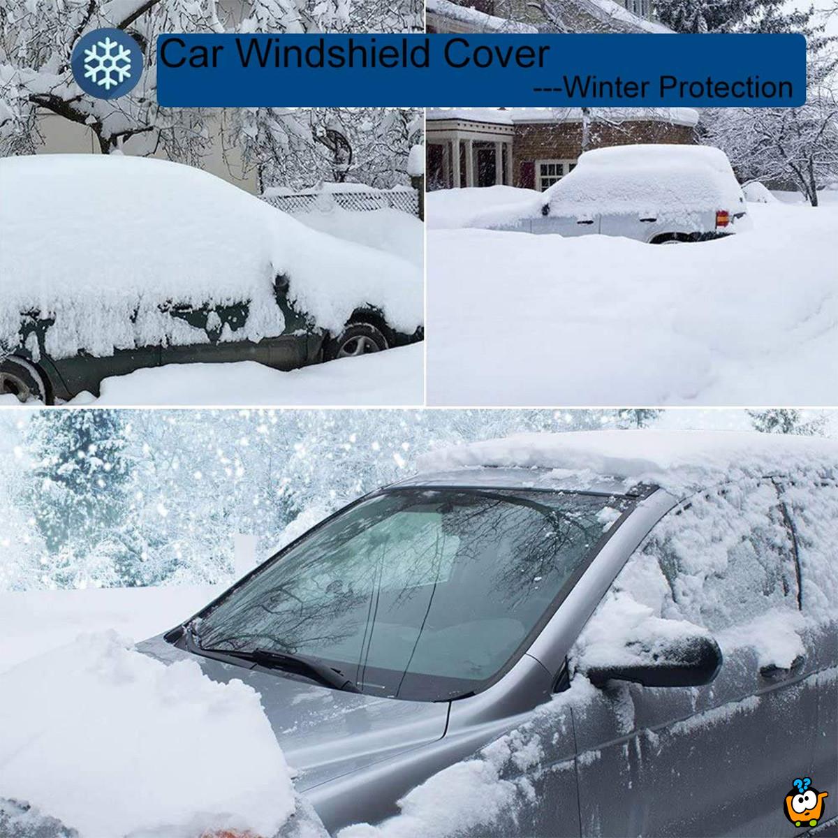 Prekrivač za šoferšajbnu - zaštita od leda i snega