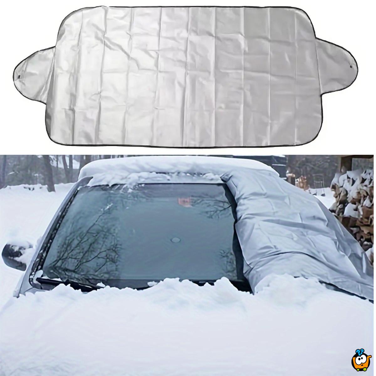 Prekrivač za šoferšajbnu - zaštita od leda i snega