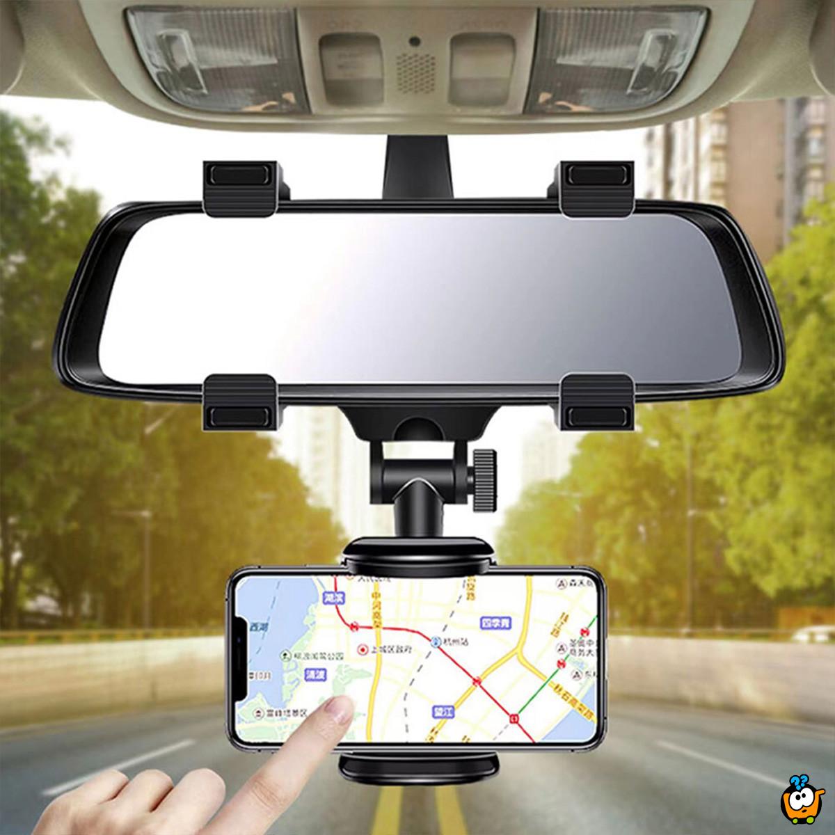 Auto držač telefona za retrovizor - praktičan, koristan i siguran u vožnji