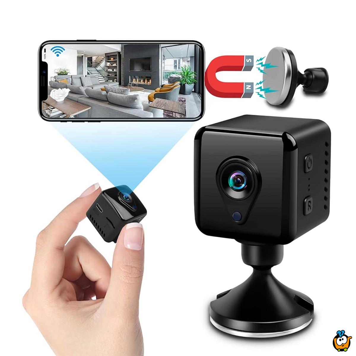 CUBE bežična WiFi IP sigurnosna kamera – 1080P HD sa noćnim vidom