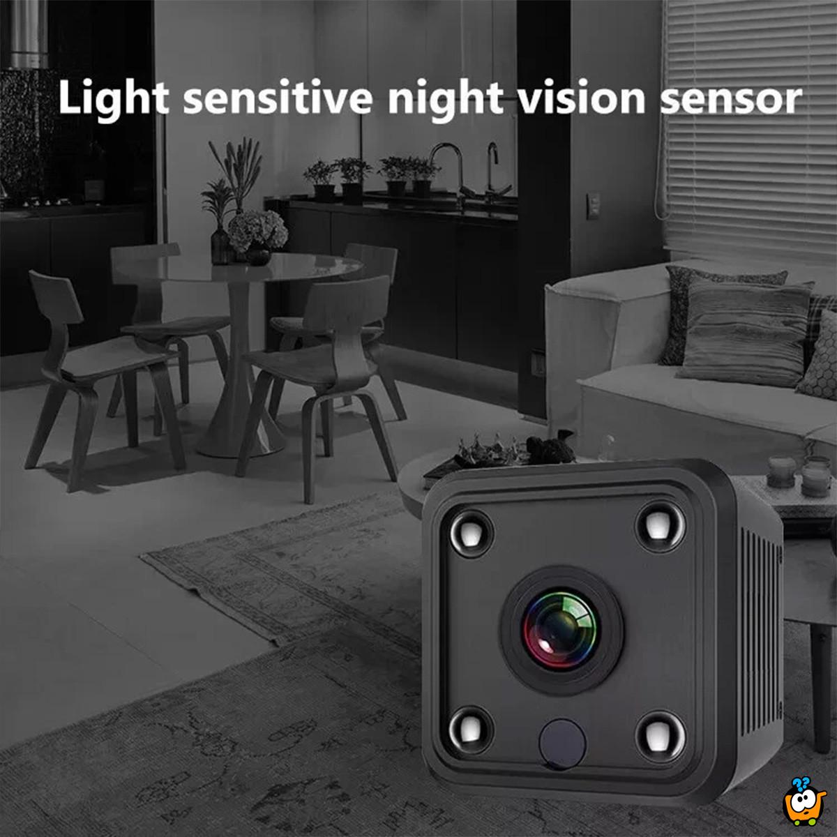 CUBE bežična WiFi IP sigurnosna kamera – 1080P HD sa noćnim vidom