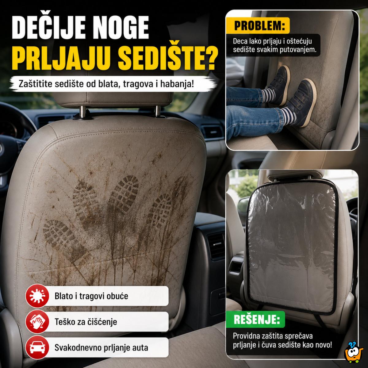 Zaštita za naslon auto sedišta od prljavih dečijih nogu
