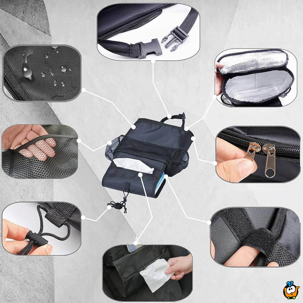 Bag for car seat - Multifunkcionalni organizer za auto sa termoizolacijom