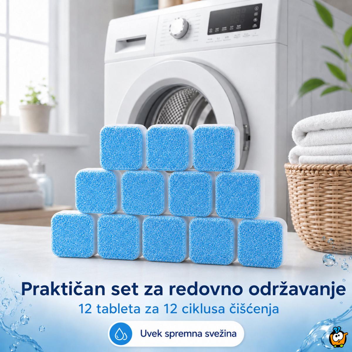 Set od 12 tableta za dubinsko čišćenje veš mašine