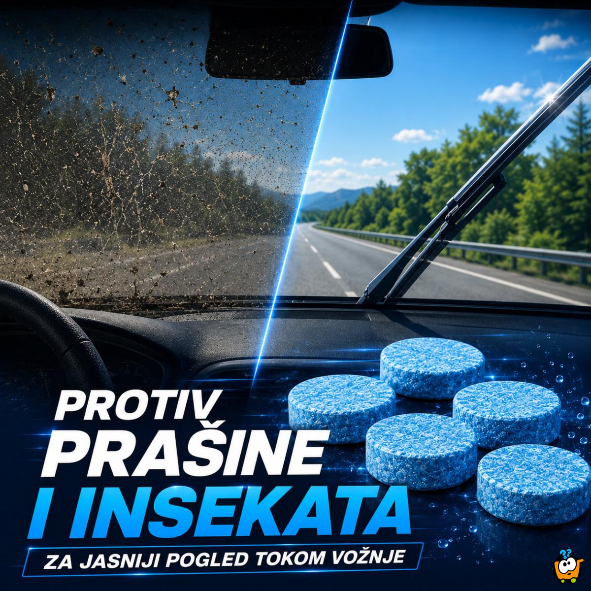 Set 5 tableta za tečnost za brisače – do 20l rastvora za čistu šoferku