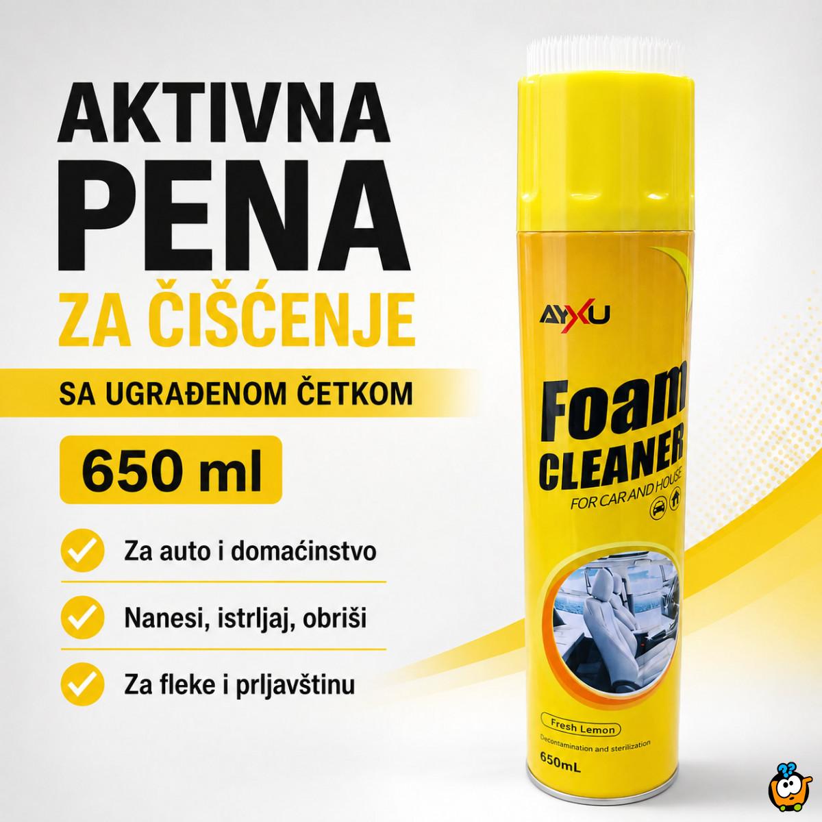 Aktivna pena za dubinsko čišćenje sa ugrađenom četkom – 650 ml