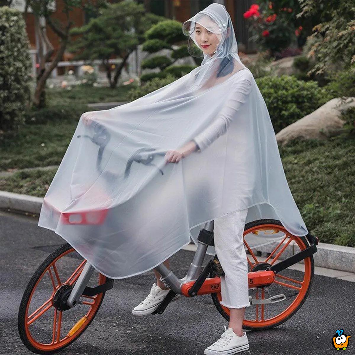 Transparentna kabanica za vožnju manje veličine - Motorcycle raincoat