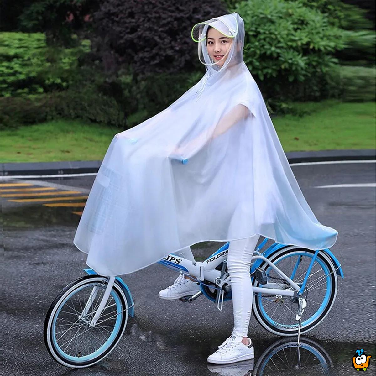 Motorcycle raincoat – Transparentna kabanica za vožnju - big size