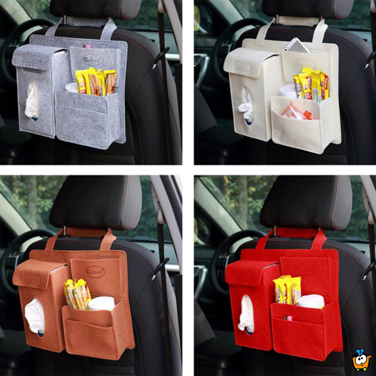 Car back organizer - Praktičan organizer za autosedište