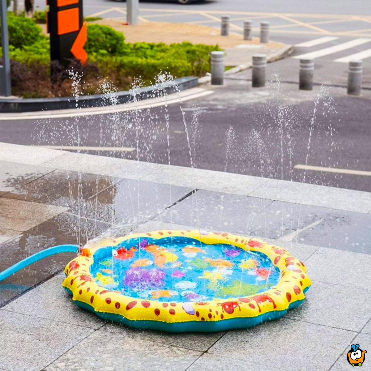 SPLASH PAD - Plitki bazen sa prskalicama za zabavno rashlađivanje 1,7M 