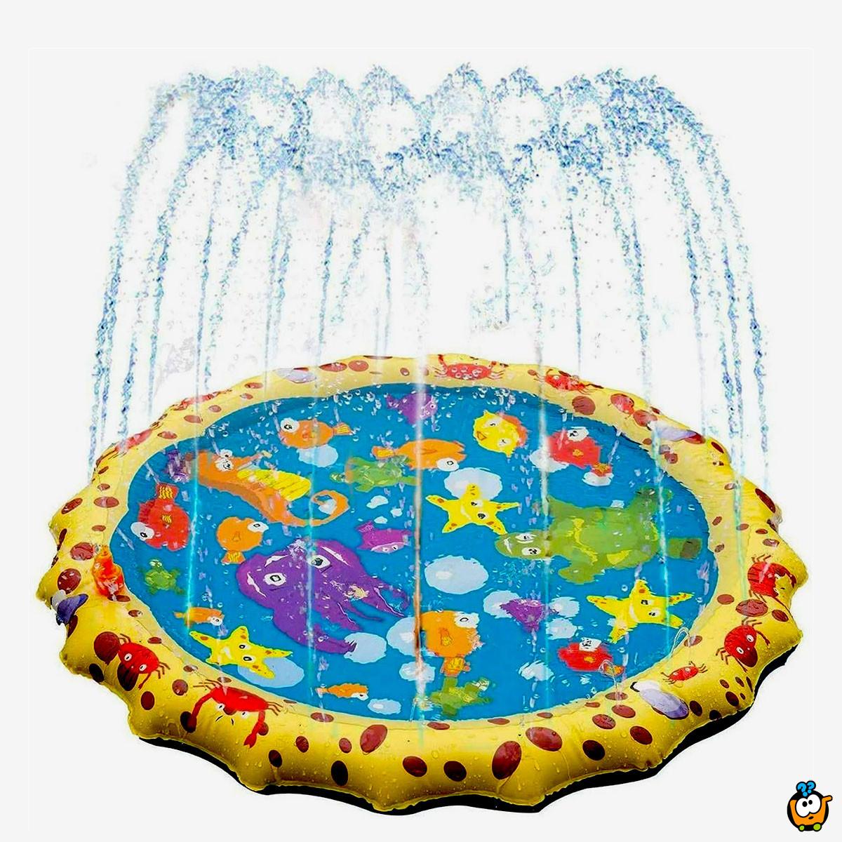SPLASH PAD - Plitki bazen sa prskalicama za zabavno rashlađivanje 1,7M 