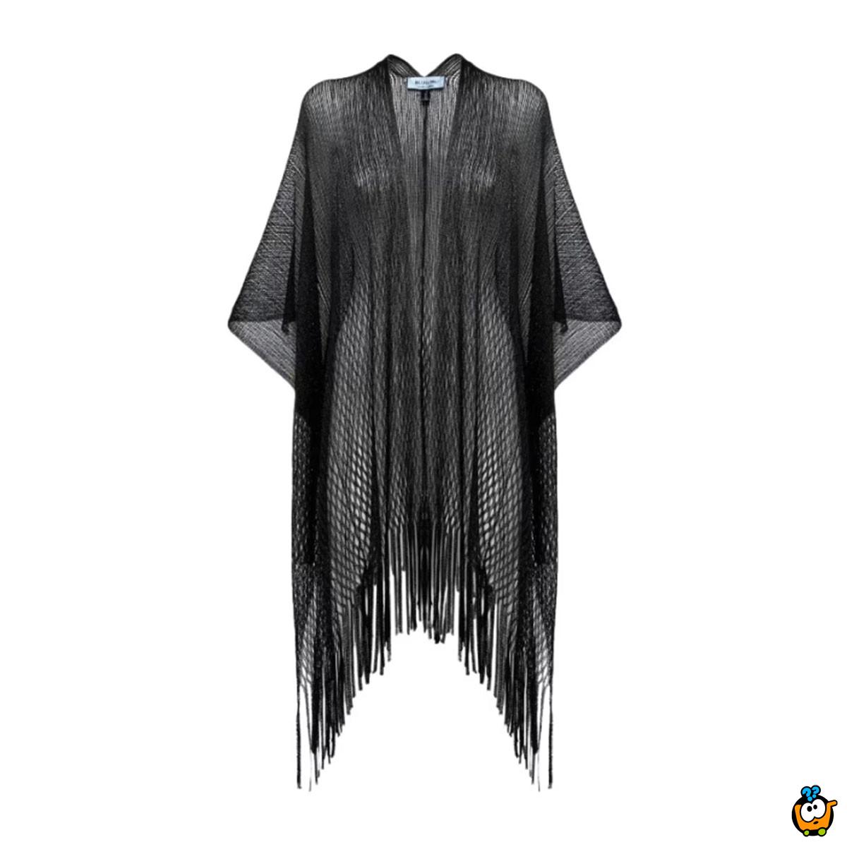 Black BIKINI COVER UP - Ogrtač za plažu u crnoj boji