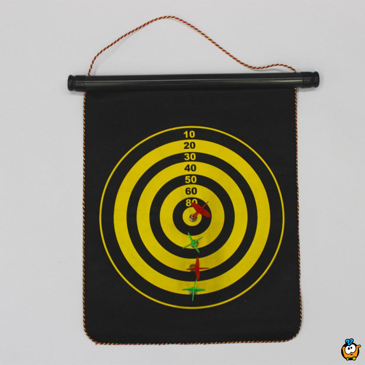 Roll-Up magnetni pikado sa 3 strelice