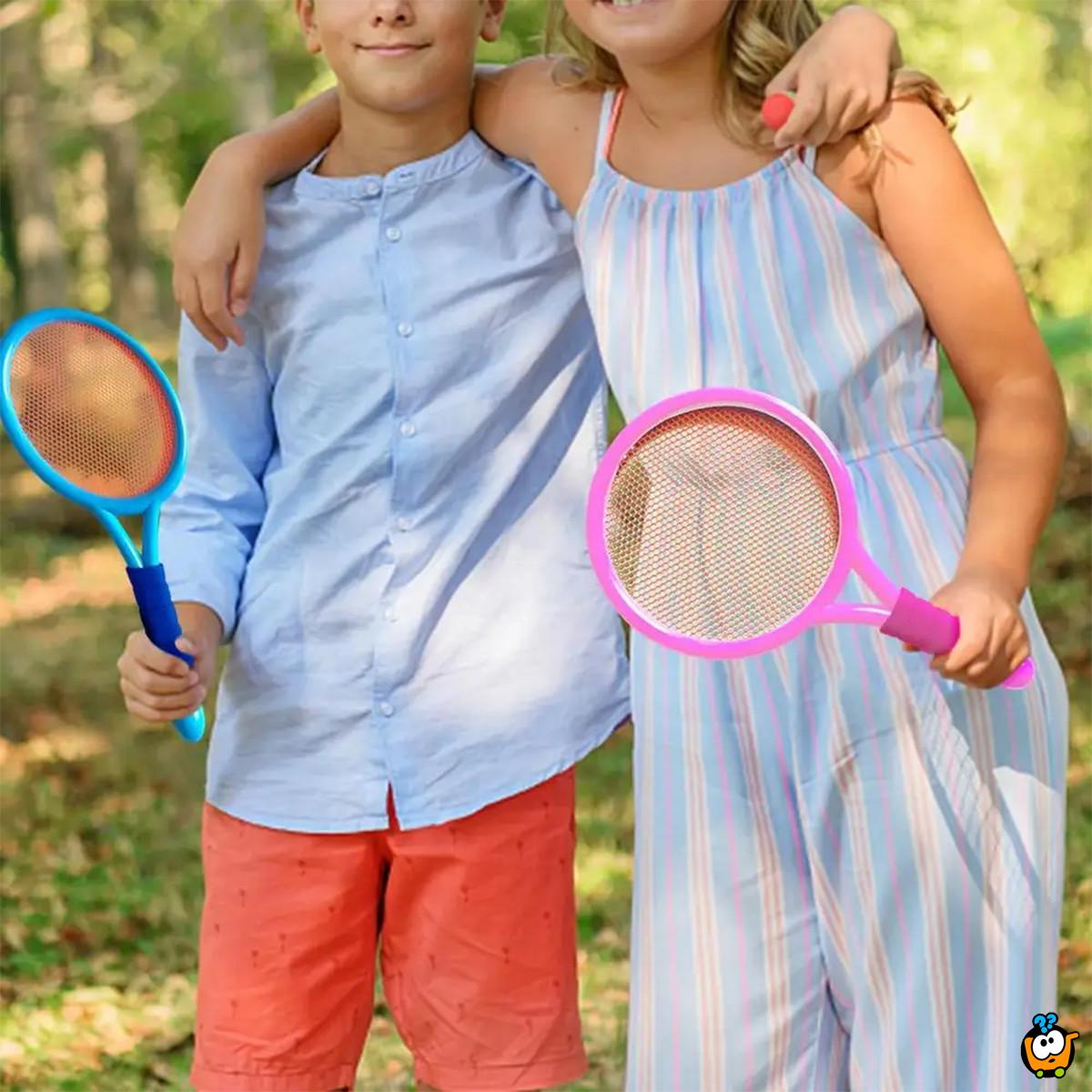 Set reketa za badminton + loptice