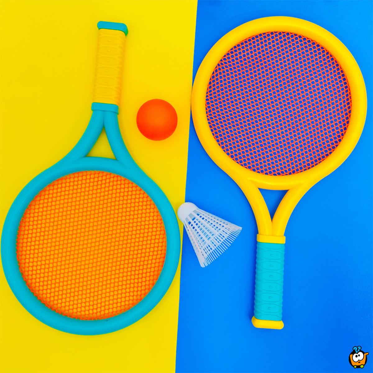 Set reketa za badminton + loptice