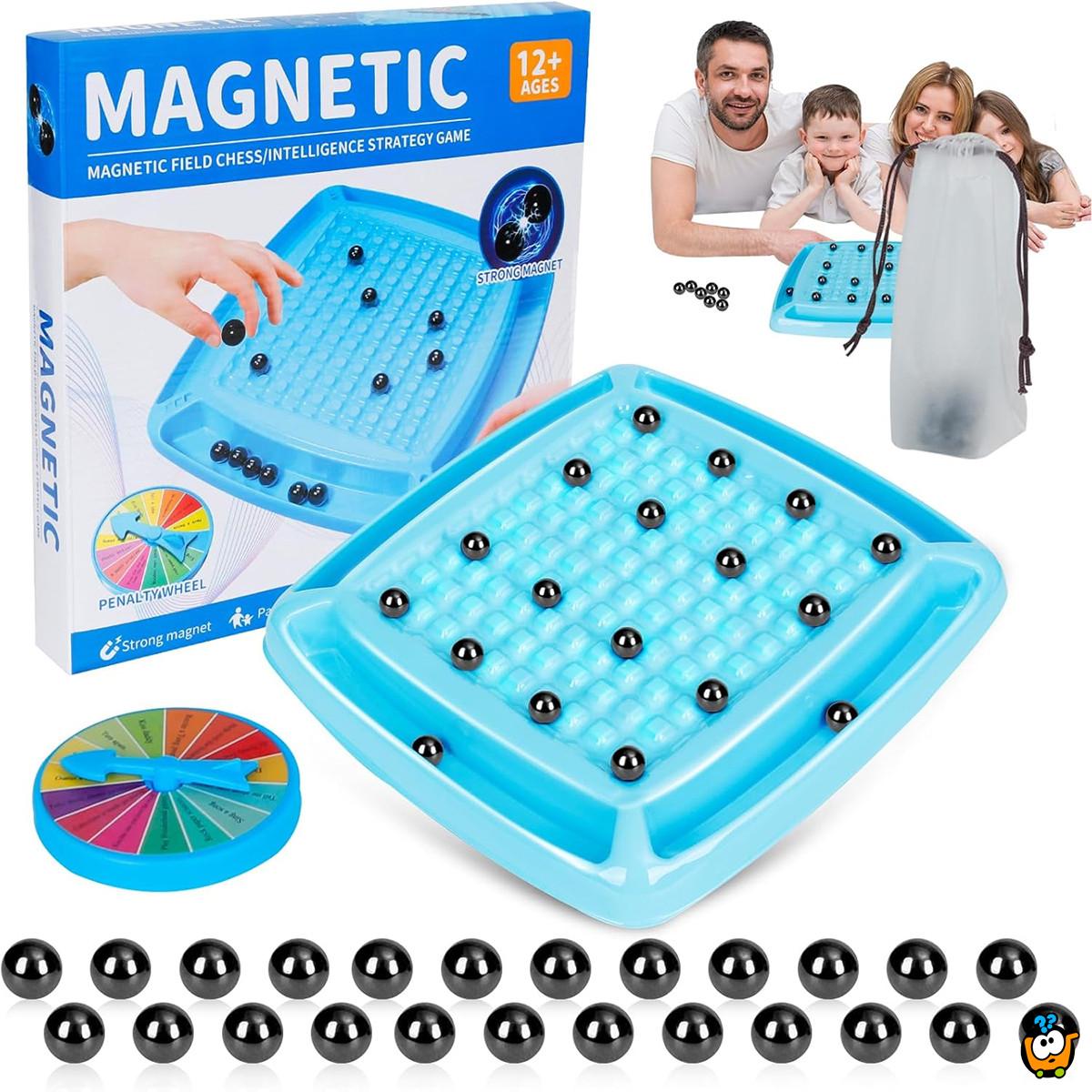 Magnetna igra strategije sa klikerima - zabava za celu porodicu