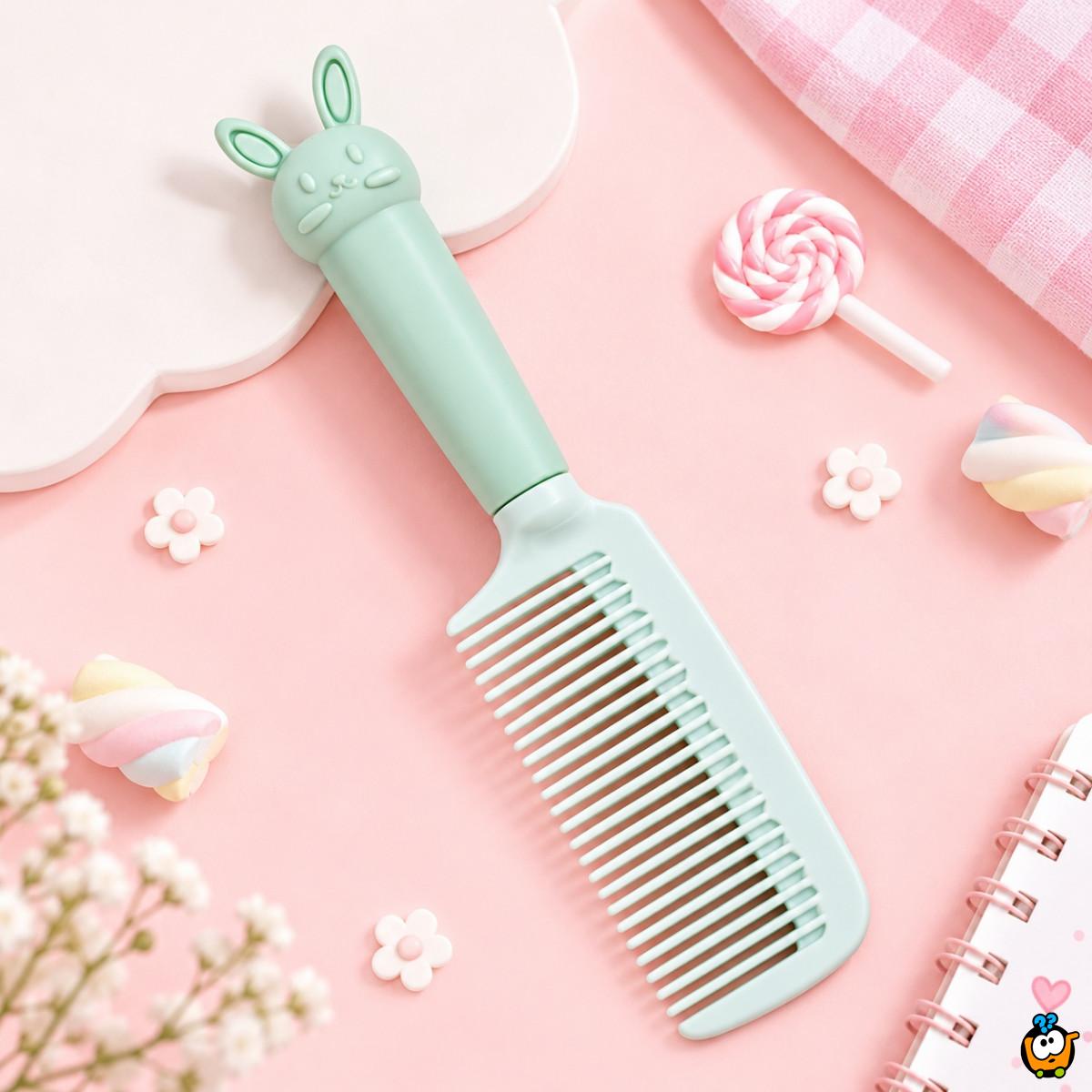 Bunny Brush - češalj za devojčice za odvojivom drškom