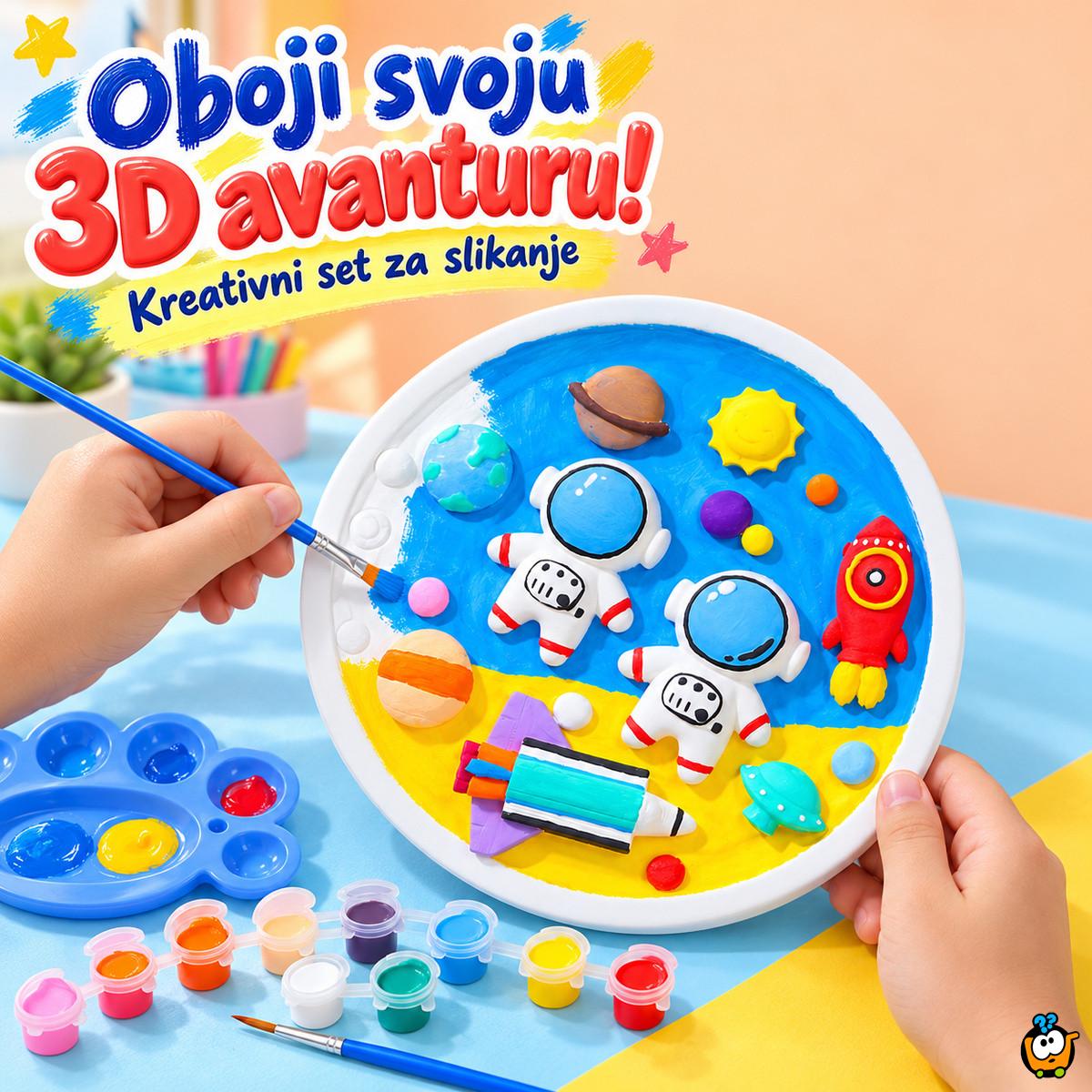 Kreativni set za 3D sikanje - Oblikuj svoje umetničke ideje