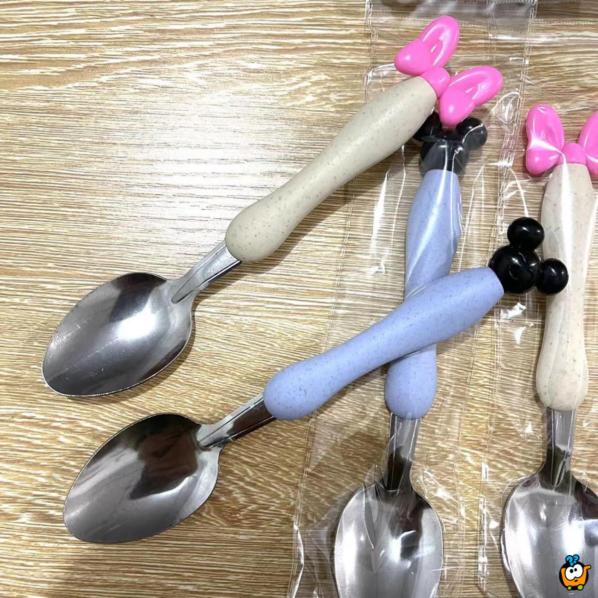Miki i Mini - kašika sa zabavnim detaljima za decu