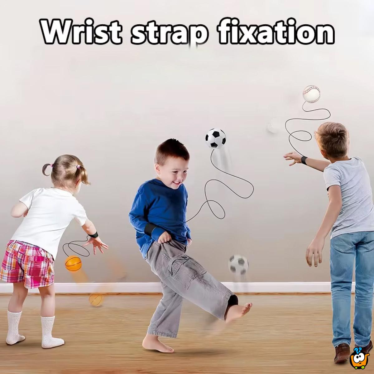 BounceBall – Zabavna lopta  na užetu za vežbu refleksa