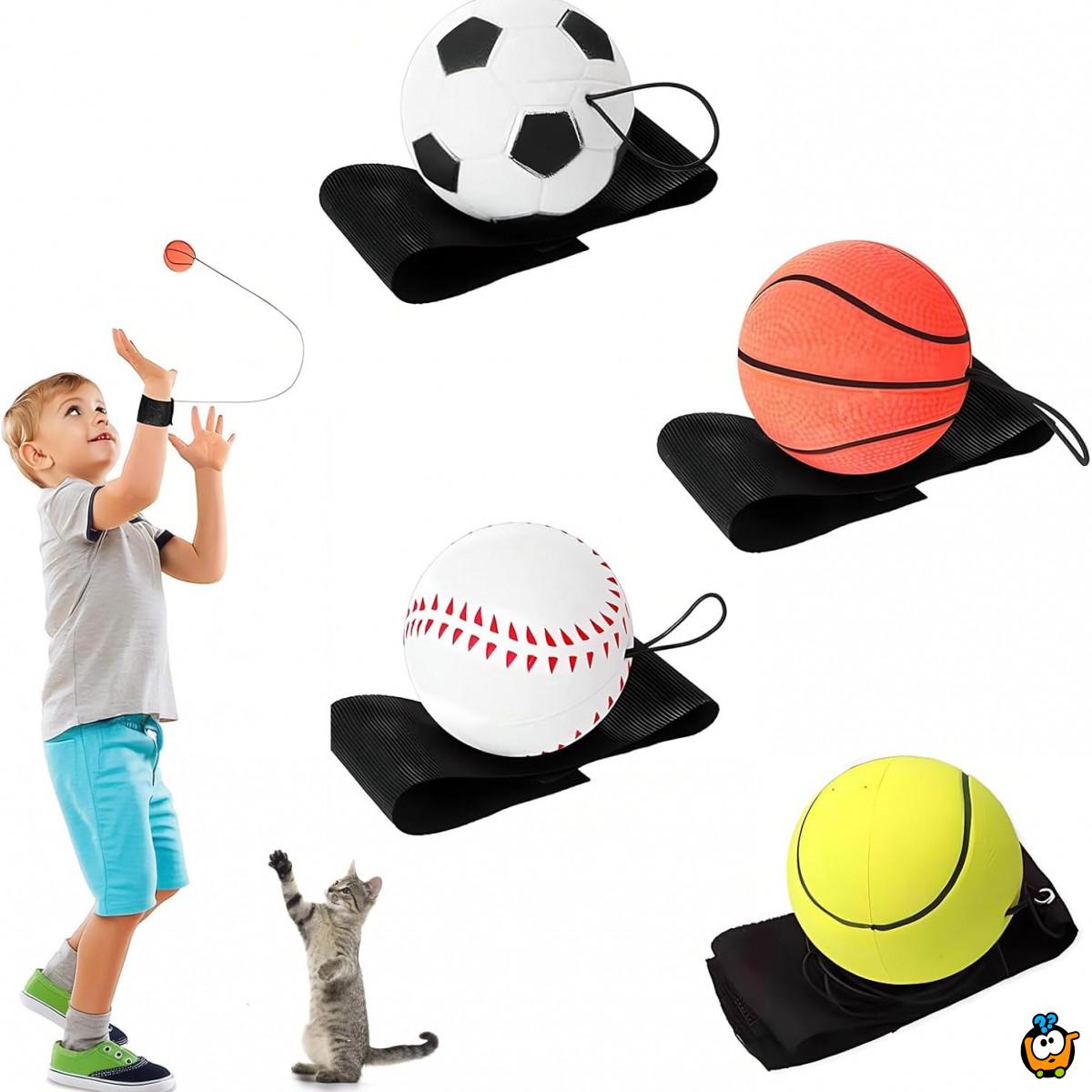 BounceBall – Zabavna lopta  na užetu za vežbu refleksa