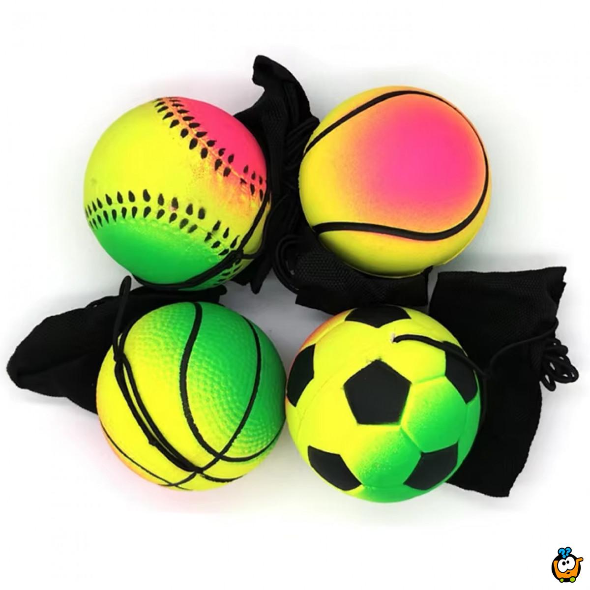 BounceBall – Zabavna lopta  na užetu za vežbu refleksa