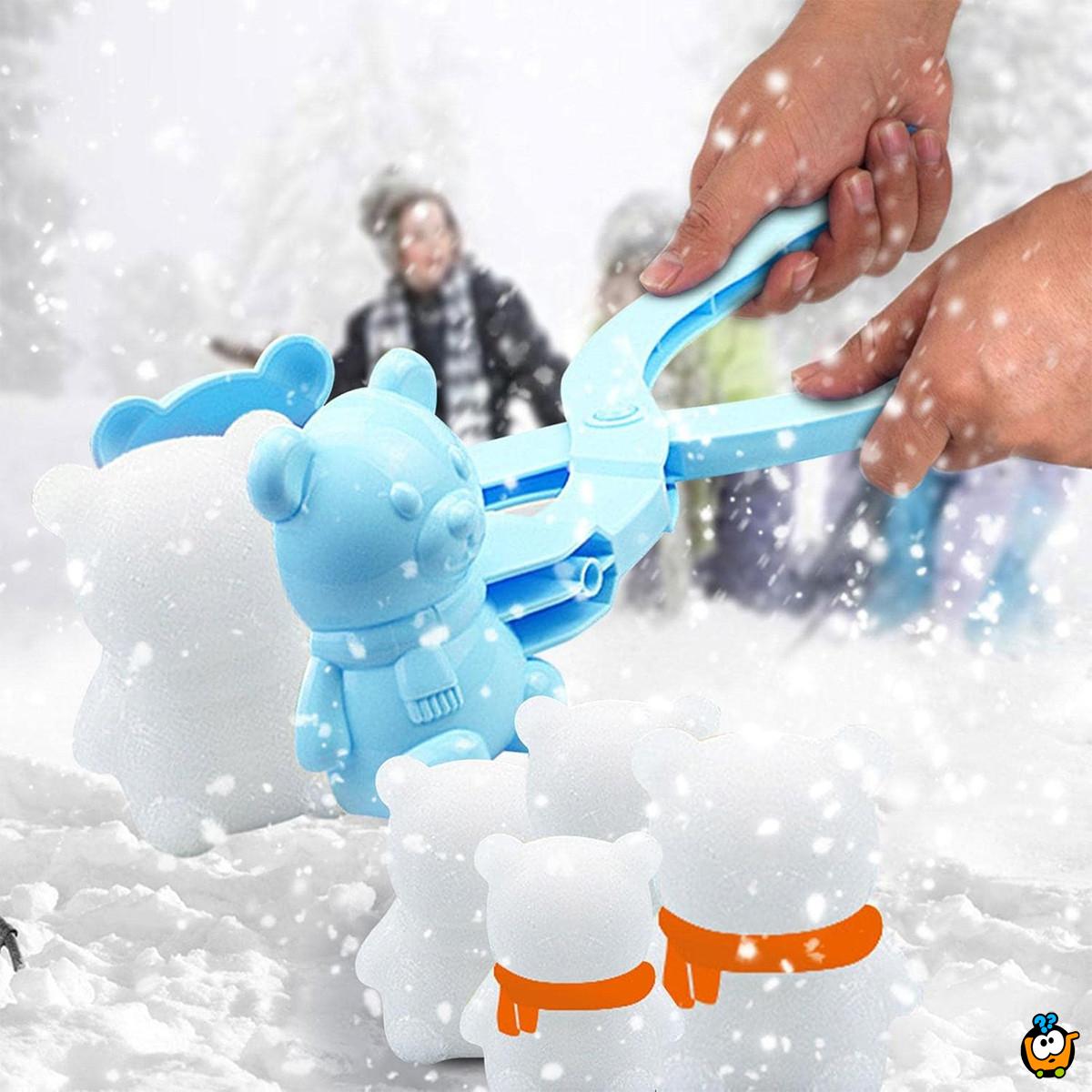 Snow teddy bear - Kalup za pravljenje grudvi oblika mede