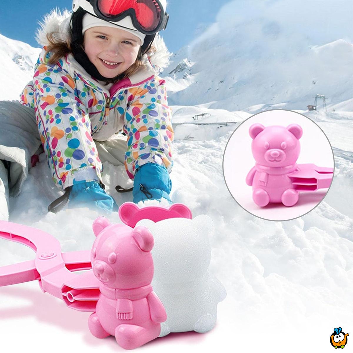 Snow teddy bear - Kalup za pravljenje grudvi oblika mede