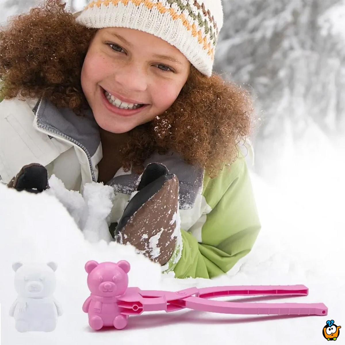 Snow teddy bear - Kalup za pravljenje grudvi oblika mede
