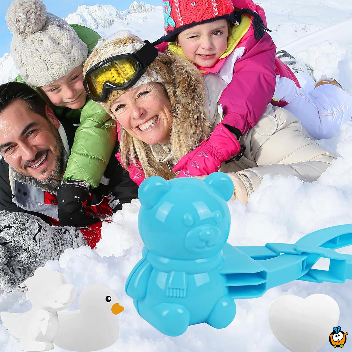 Snow teddy bear - Kalup za pravljenje grudvi oblika mede