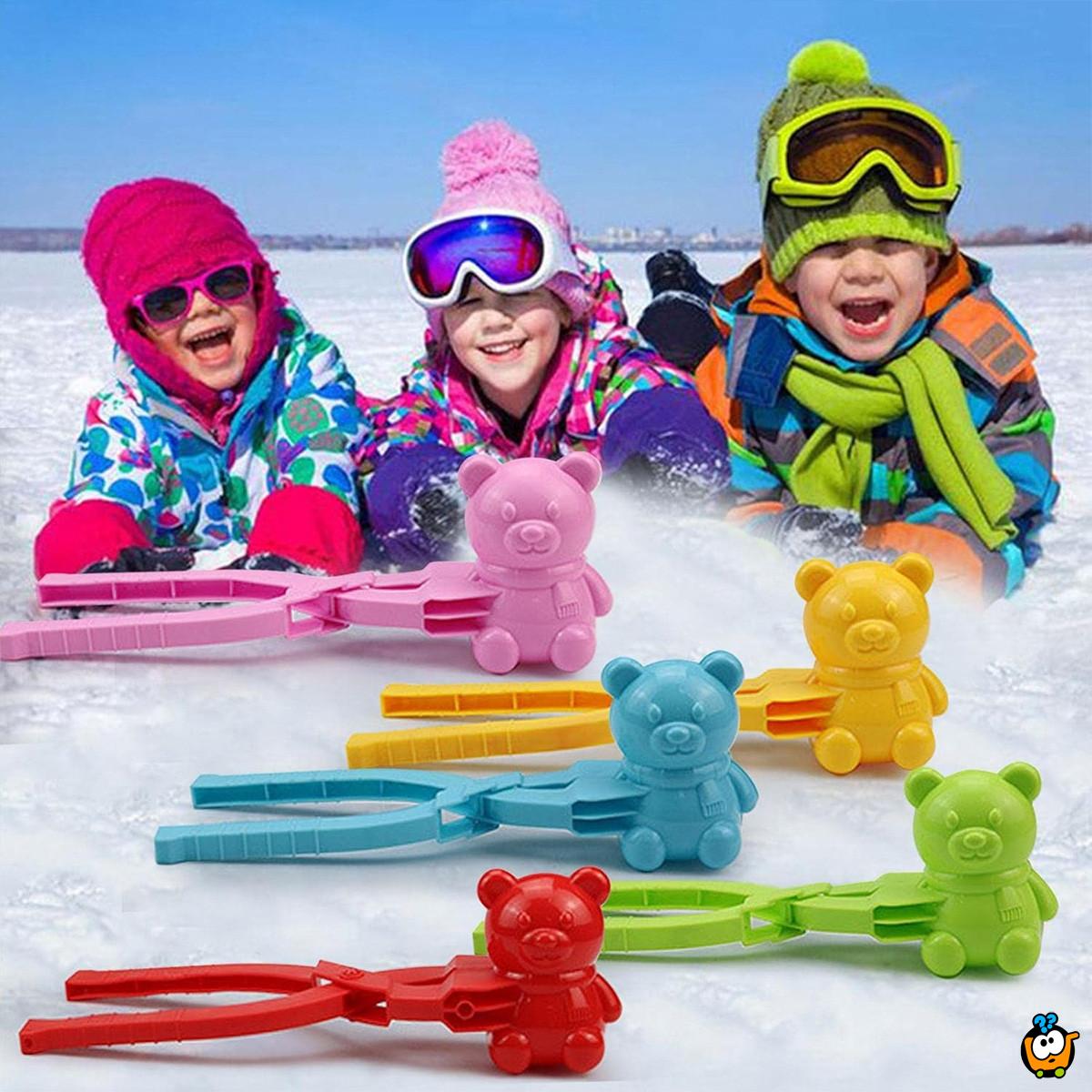 Snow teddy bear - Kalup za pravljenje grudvi oblika mede