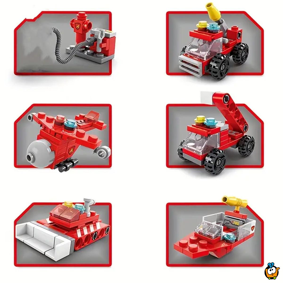 Vatrogasna avantura - 6u1 set sklopivih vozila