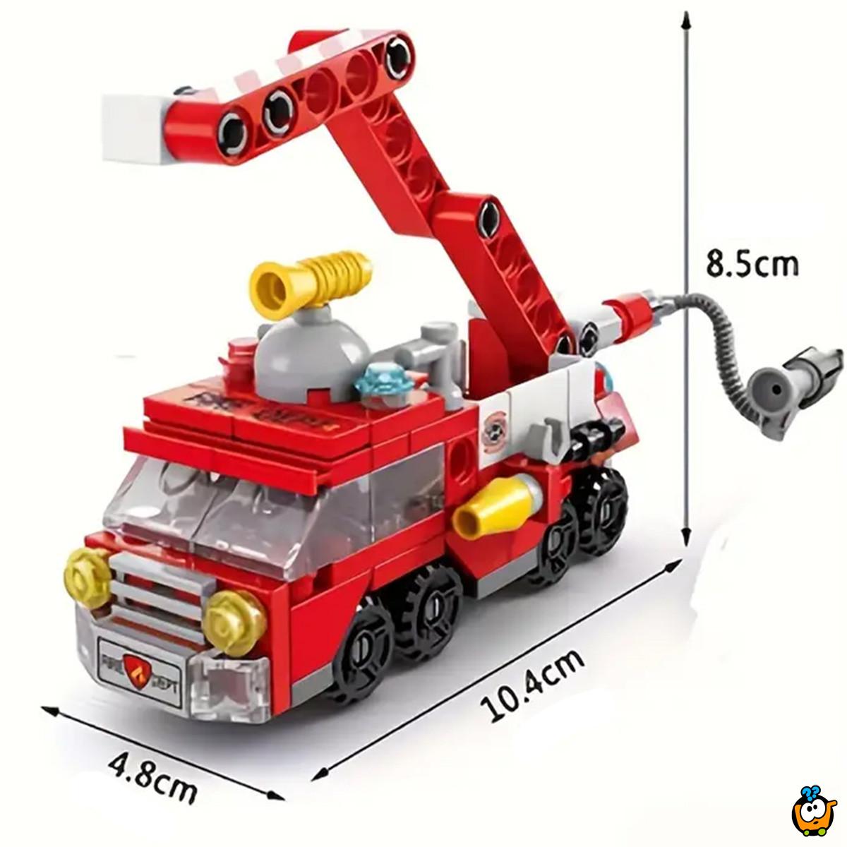 Vatrogasna avantura - 6u1 set sklopivih vozila