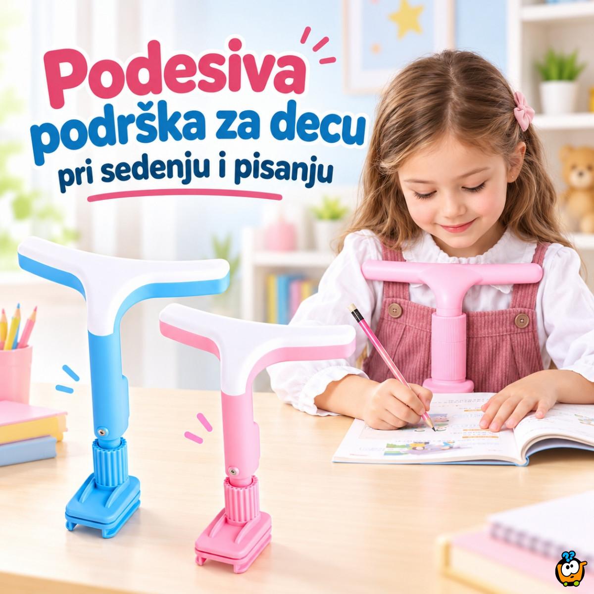 Podesiva podrška za decu pri sedenju i pisanju