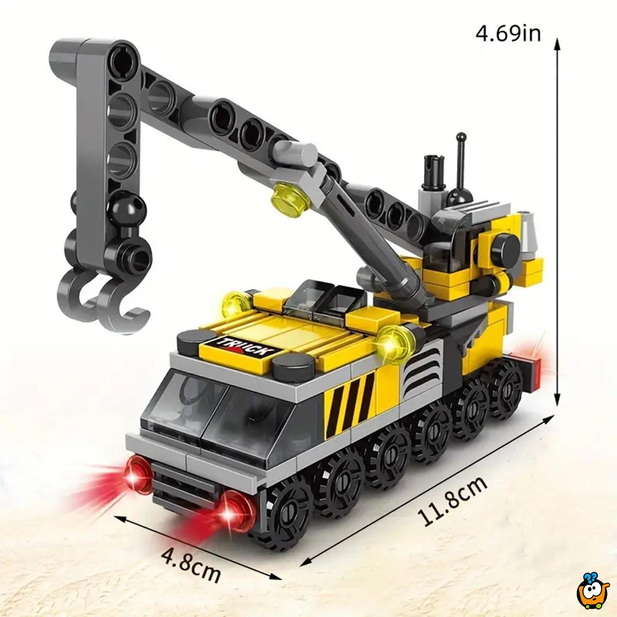 Građevinska avantura - 6u1 set sklapajućih vozila 
