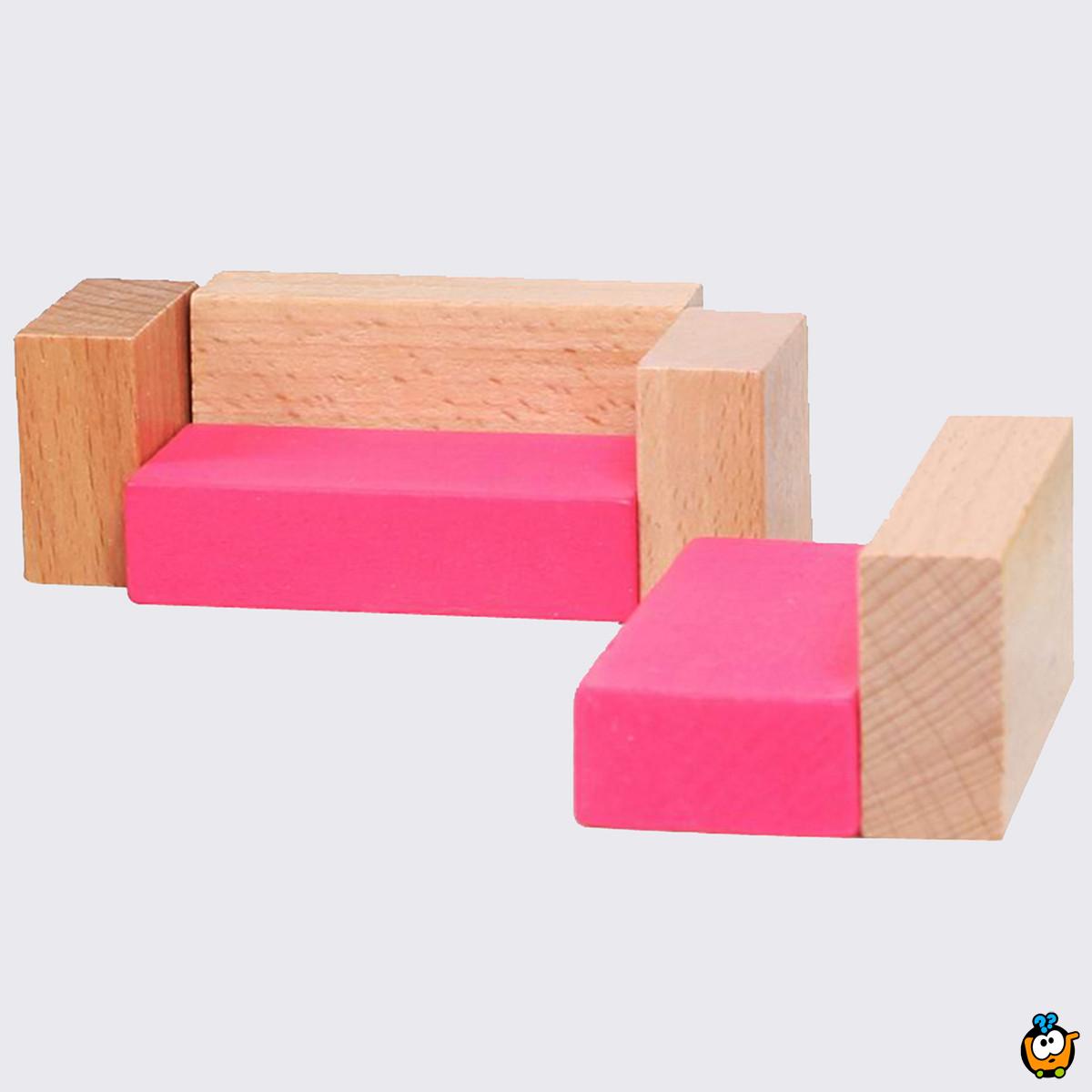 Fruit blocks - Drvene kocke sa dezenom voćkica