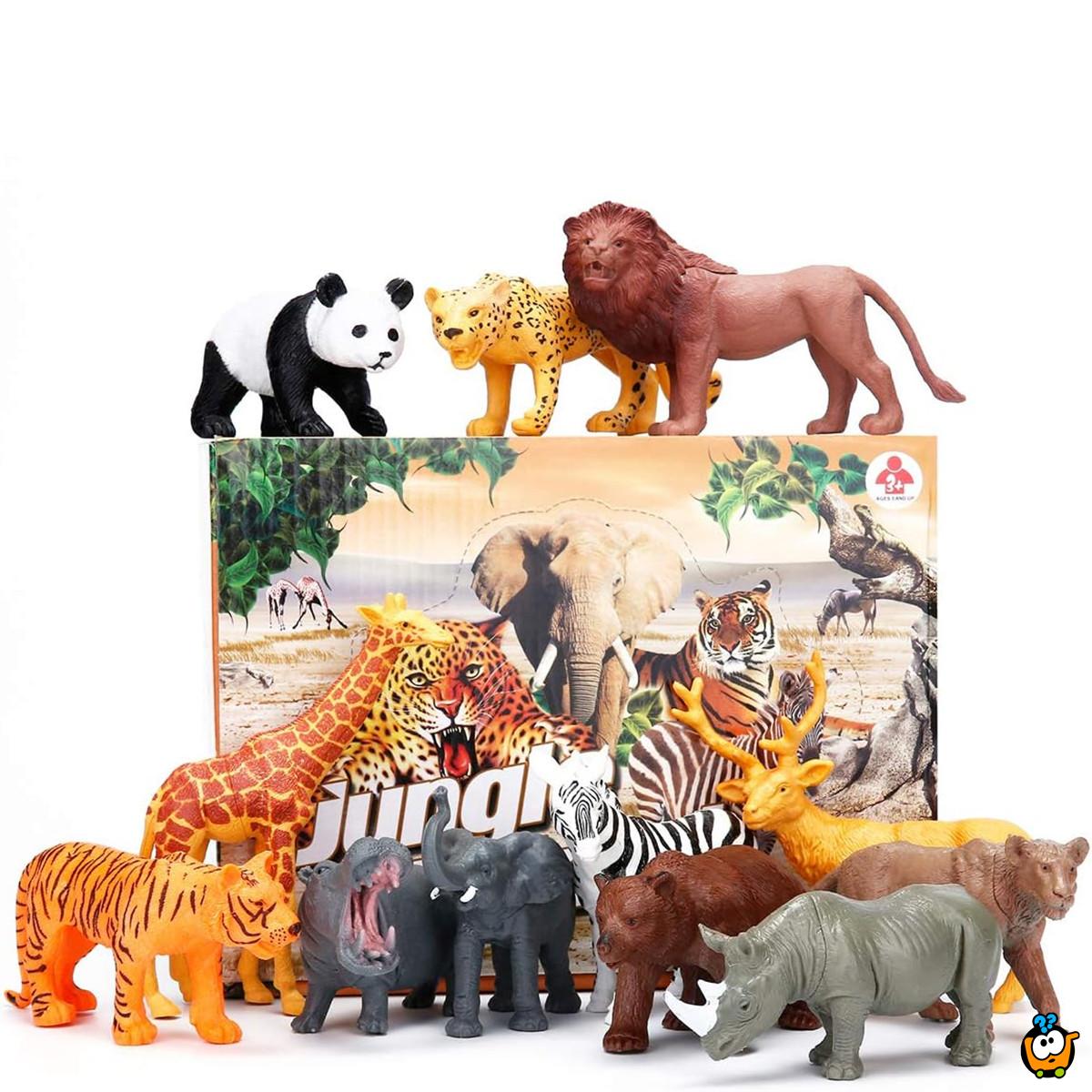 Welcome to the jungle - Set od 12 divljih životinja u poklon kutiji