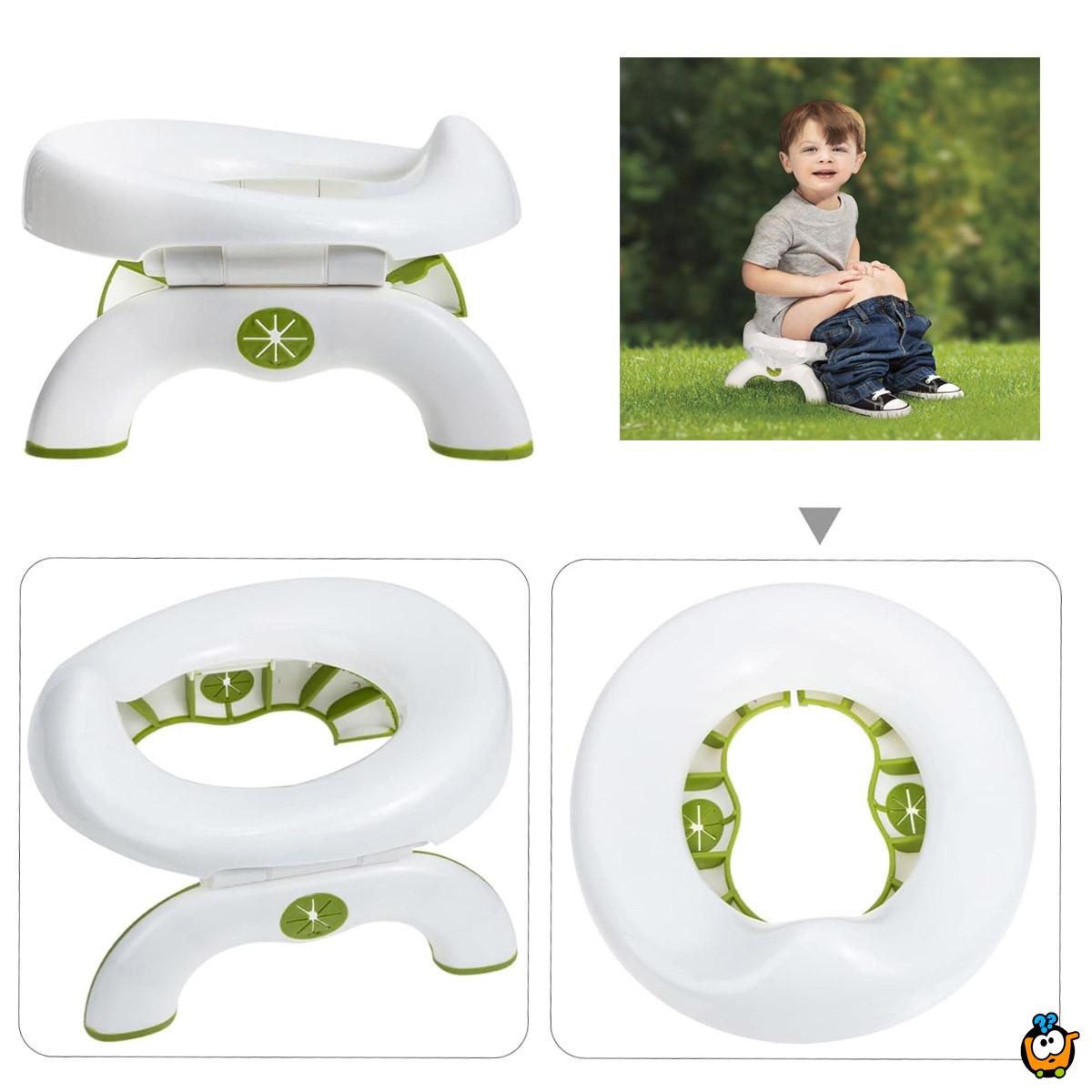Go Potty 2 in 1- Sklopiva i prenosiva adapter noša 